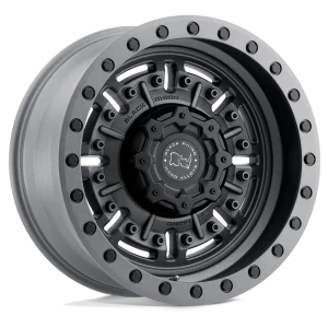 Black Rhino – ABRAMS – Gunmetal – 17″x8.5″ 0mm – All weather Wheels – 1785ABR006114G76